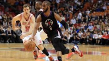 Chris Paul lidera a los Clippers en Miami: 17-4 sin Blake Griffin