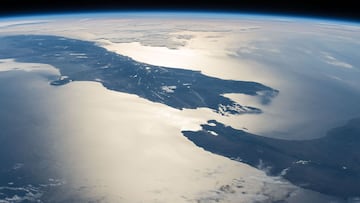 A nearly submerged continent that once had an area larger than India.