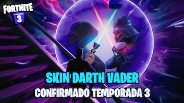 Confirmado: Darth Vader llegará a Fortnite Temporada 3