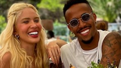 La novia de Militao se arranca a cantar el himno del Madrid y enamora a las redes