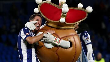 Olasagasti, jugador de la Real Sociedad