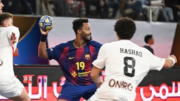 Tim N¨Guessan, laterall izquierdo del Barça.