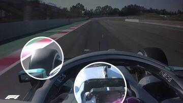 ¿La última revolución tecnológica de Mercedes? Miren lo que hace Hamilton con el volante...