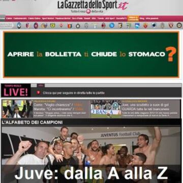 Portadas de la prensa extranjera