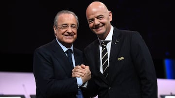 Florentino Pérez y Gianni Infantino.