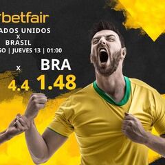 Estados Unidos vs. Brasil: horario, TV, estadísticas, clasificación y pronósticos