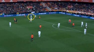 Jordi Alba y Jesús Navas como proyectiles