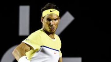 Nadal, "contento" por su juego en condiciones "complicadas"