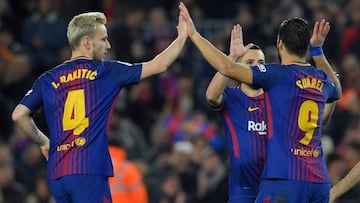 Rakitic y Su&aacute;rez podr&iacute;an descansar ante la UD Las Palmas. Alba, est&aacute; sancionado.