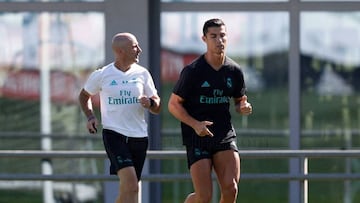 Cristiano trabaj&oacute; ya en Valdebebas.