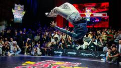 B-boy Kid Colombia of the Netherlands competes at the Last Chance Cypher during the Red Bull BC One Camp at the Cent-Quatre in Paris, France on October 20th, 2023 // Thinh Souvannarath / Red Bull Content Pool // SI202310200097 // Usage for editorial use only // 