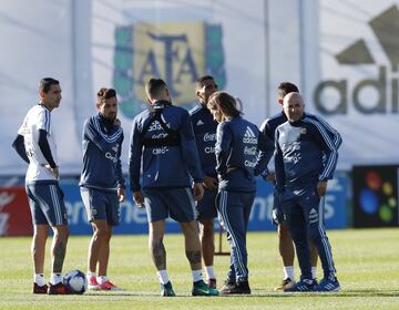 Buenos Aires 02 Octubre 2017
Eliminatorias Rusia 2018
Entrenamiento de la SelecciÃ³n Argentina previo al partido contra Peru, en el Predio Julio H Grondona.
Jorge Sampaoli DT
Foto Ortiz Gustavo 