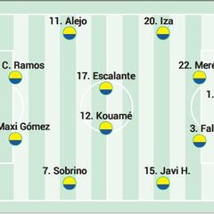 Alineación posible del Cádiz contra el Valencia en LaLiga EA Sports