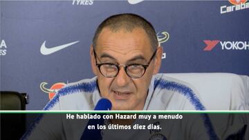 Sarri closes the door on Hazard- Madrid move: "He's staying with us"