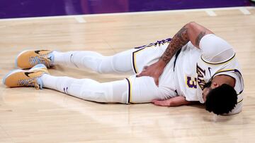 Riesgo para los Lakers: Anthony Davis apunta a baja ante los Suns