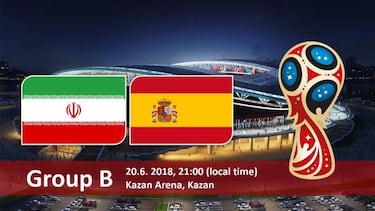 Iran - España: cómo ver en directo en el móvil el partido del Mundial 2018