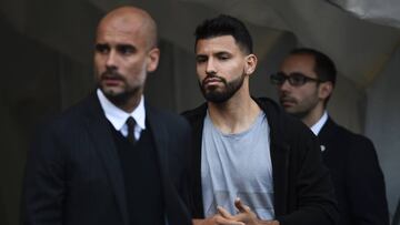 Pep Guardiola y Sergio Ag&uuml;ero se reunieron para empezar a escuchar ofertas.