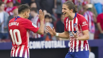 Filipe Luis no se conforma y va a más en el Atlético de Madrid