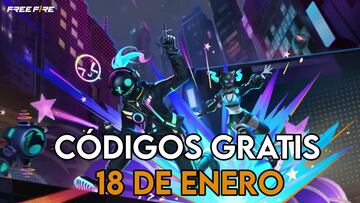 Free Fire | C車digos de hoy mi谷rcoles 18 de enero de 2023: recompensas gratis