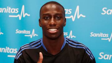 Mendy, con el Real Madrid.