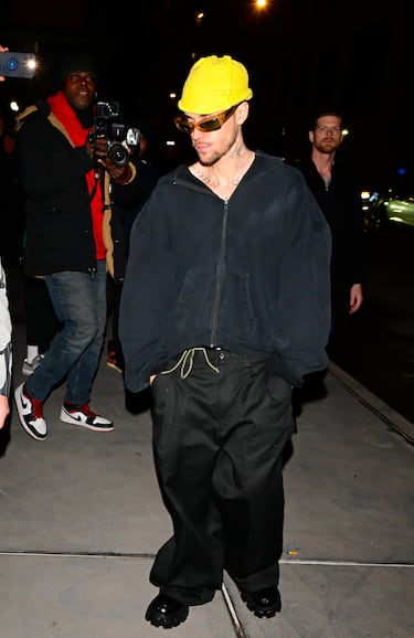 Justin Bieber en el centro de Nueva York el 7 de febrero de 2025.
