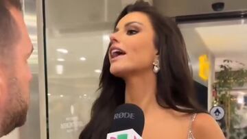 No se vio por TV: Emilia Dides abandonó Miss Universo, se encontró con un grupo de chilenos y esto pasó