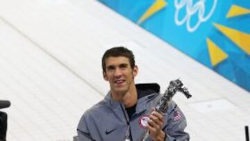 Adiós de oro de Phelps, el mejor deportista olímpico