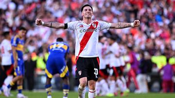 Mastantuono, con River Plate.