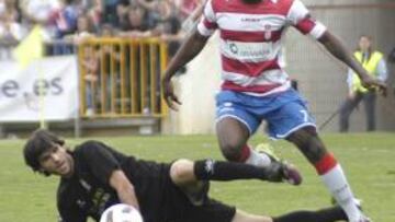 <b>TITULAR. </b>Ighalo marcó dos tantos ante el Tenerife (uno le fue anulado) y Fabri confía en el nigeriano para visitar al Nàstic.