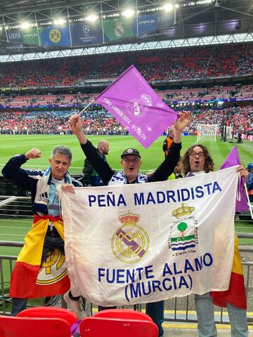 Euforia en las pe?as madridistas con la 15