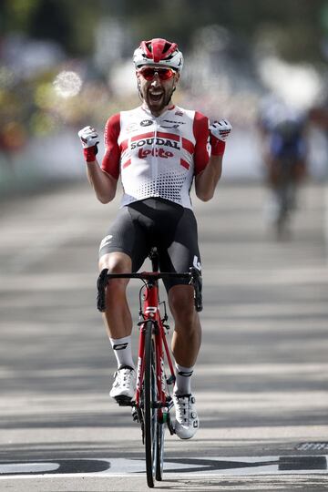 Thomas de Gendt se llevó la victoria en la etapa 8 del Tour de Francia. Julian Alaphilippe es el nuevo líder de la general y los colombianos se mantienen en el top 15 de la clasificación. 