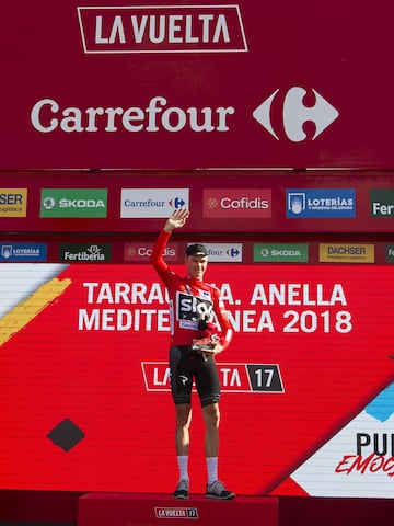 Chris Froome sigue de rojo.