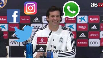 La rareza tecnológica de Solari que desveló en rueda de prensa