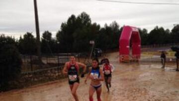 Sonia Bejarano y Alessandra Aguilar, en Quintanar.