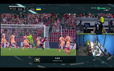 El VAR anula el gol de Morata: ¡°Toca con la rodilla a Yeray...¡±