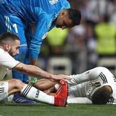 Alarma defensiva ante el Ajax:
sin Ramos y peligra Varane...