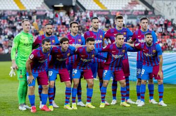 Once inicial del Barcelona 