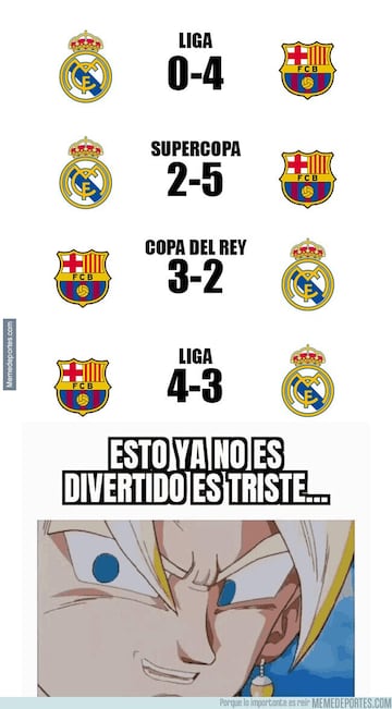 Robo, atraco... Los memes m¨¢s divertidos del Cl¨¢sico