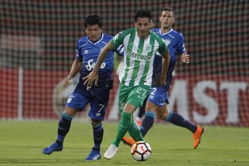Con gol de Omar Duarte, Nacional venció por la mínima diferencia a Atlético Tucumán, pero no fue suficiente para continuar en la Copa Libertadores, ya que el equipo argentino ganó la ida 2-0 y de esta manera se clasificó a los cuartos de final.