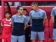 Renato Alves Paiva head coach during the match between Toluca and Chicago Fire as part of Group D of the 2024 Leagues Cup at SeatGeek Stadium, on August 01, 2024 in Chicago, Illinois, United States.