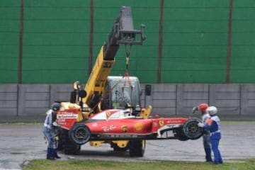 Accidente de Kimi Raikkonen.