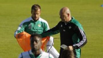 Mel, con Van der Vaart.