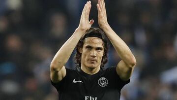 Edison Cavani, delantero del PSG.
Livepic
EDITORIAL USE ONLY.