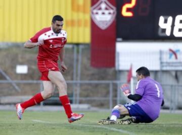 Veteranos del Real Madrid contra el cáncer