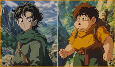 This is what the characters from “The Lord of the Rings” would look like in the world of “Dragon Ball”: Aragorn, Gandalf, Sauron...