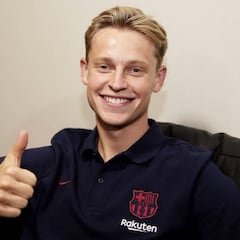 "Ya estoy aquí; ¡Força Barça!"