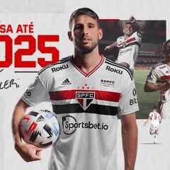 Jonathan Calleri firma con Sao Paulo hasta 2025