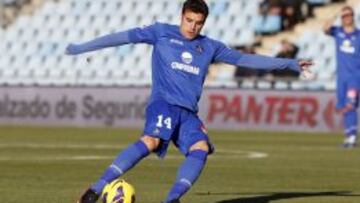 Pedro León sufre una sobrecarga y no jugará ante el Valladolid