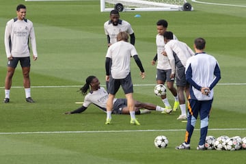 Buen ambiente durante el entrenamiento. 