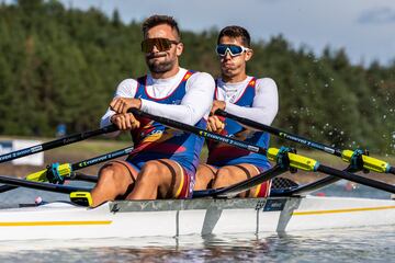 Rodrigo Conde y Aleix García, en Zagreb. 